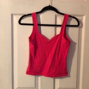 Pink crop top! Size small!